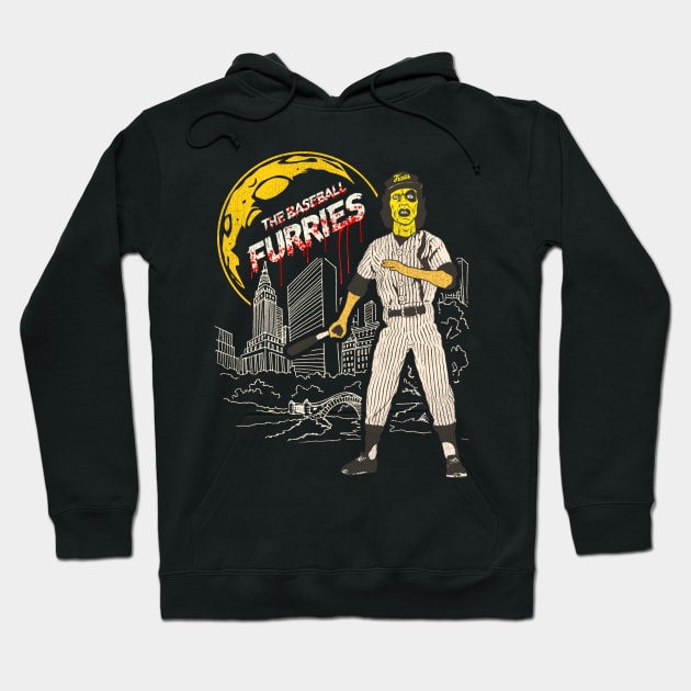 The Baseball Furies Blood Moon Hoodie by darklordpug